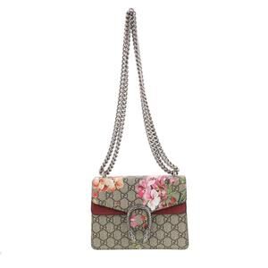 Gucci Dionysus GG Supreme Floral Bag Pink Brown